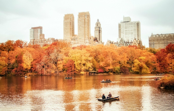 Осенний Центральный парк, Нью-Йорк