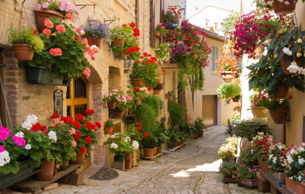 Цветущая Умбрия, Италия