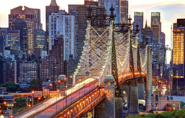 Мост в большом Нью-Йорке