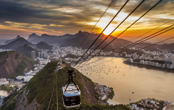 Канатная дорога в Рио-де-Жанейро