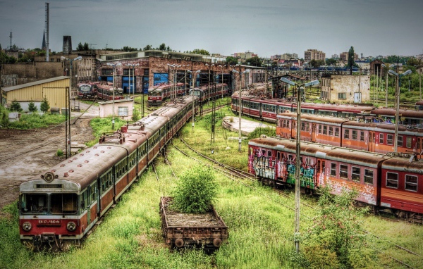 Кладбище старых электричек