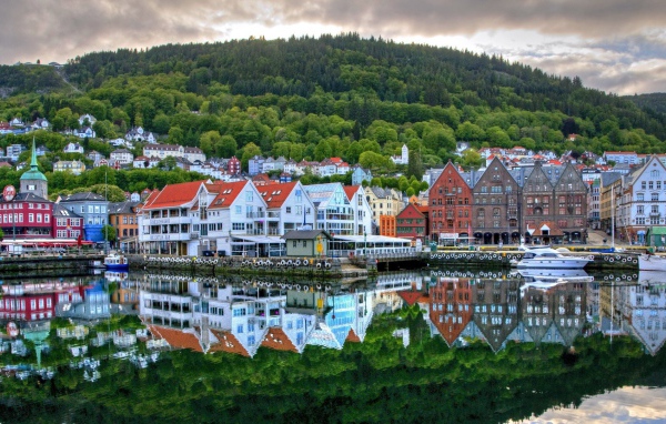 Уютный европейский город