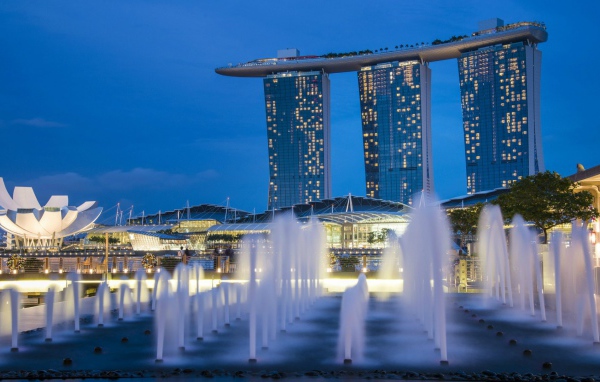 Фонтаны в Сингапуре