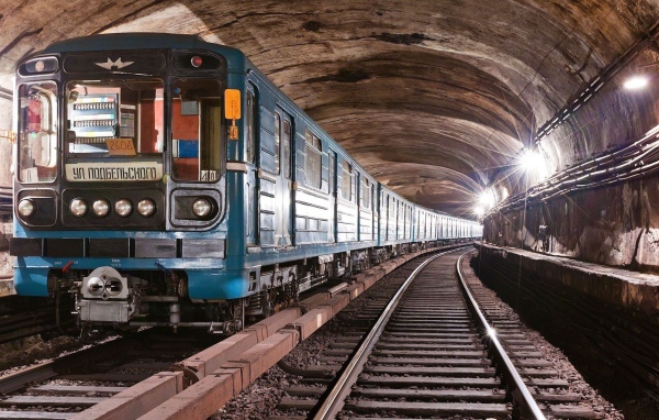 В тоннеле московского метро