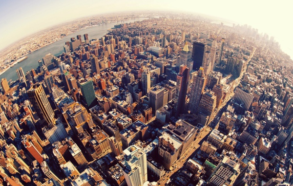 Панорама города Нью-Йорк