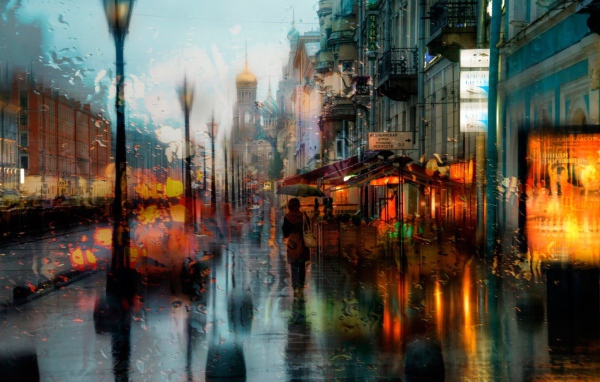 Дождь в Санкт Петербурге