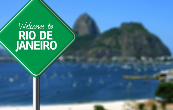 Знак добро пожаловать в Рио