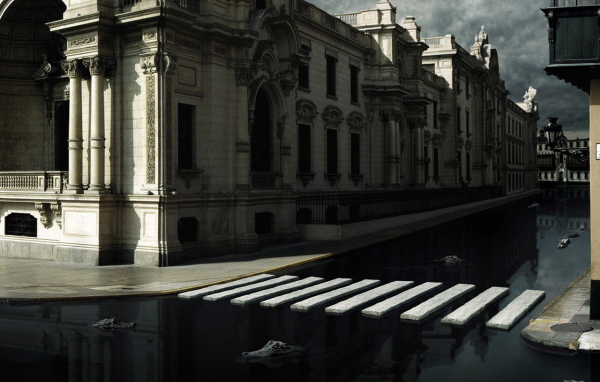 Улица с крокодилами