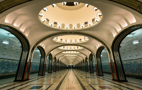 Станция метро в Москве