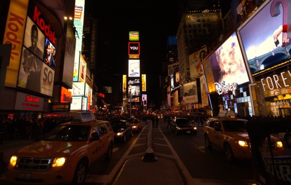 Площадь Таймс-сквер в Нью-Йорке