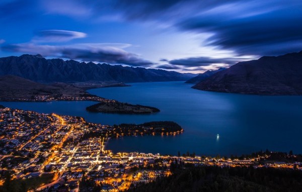 Городок в Новой Зеландии