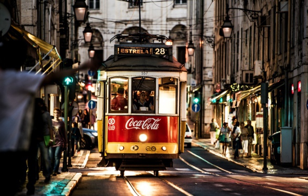 Трамвай в Лиссабоне, Португалия
