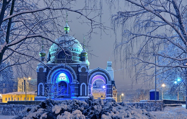 Зимний город Липецк