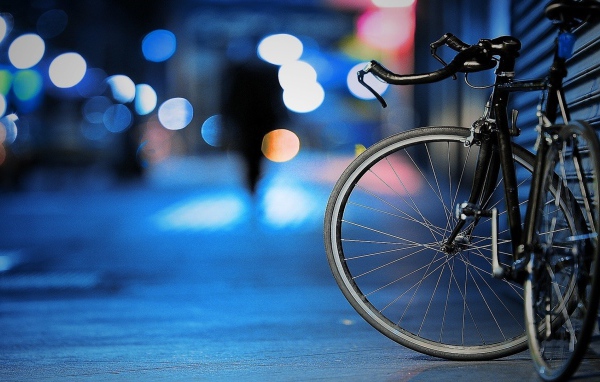 Оставленный хозяином велосипед