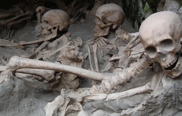 Археологические раскопки древнего захоронения