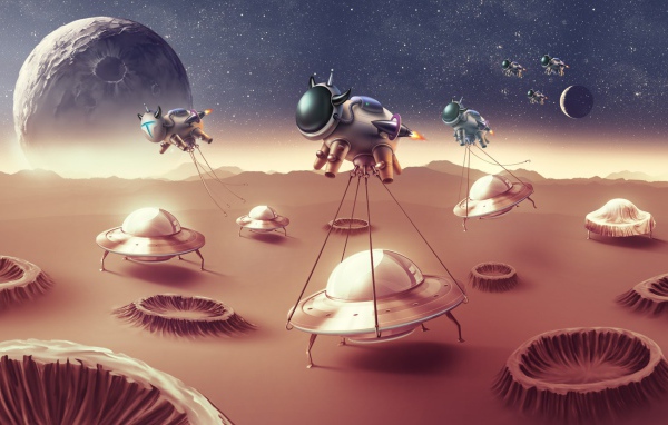 Коровы похищают инопланетян