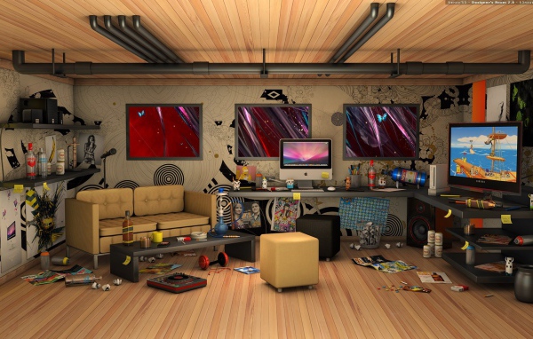 Уютная берлога холостяка