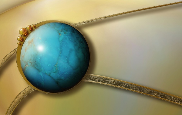 Драгоценный камень в оправе