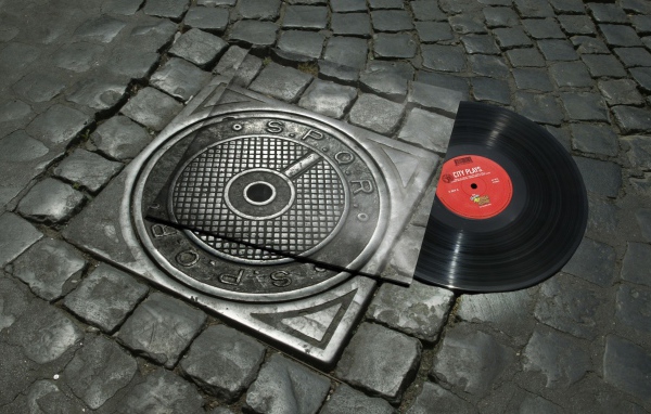 Маскировка конверта для пластинки