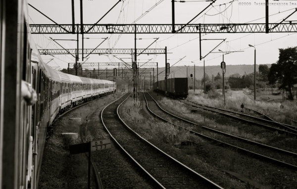 Монохромное изображение станции