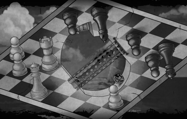 Оптическая иллюзия шахматная доска