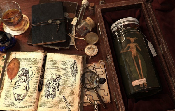 Набор ученого 18 века