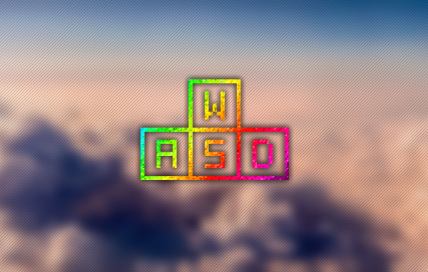Символы знакомые геймерам WASD