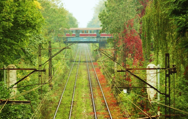 Пересечение железнодорожных путей