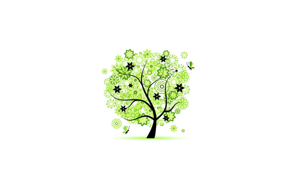 Листья как звезды