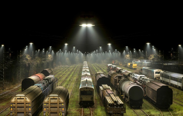 Поезда на сортировочной станции