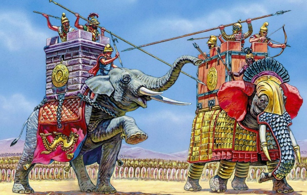 Боевые слоны. III-I вв. до н.э.