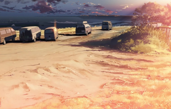 Автомобили отдыхающих на пляже