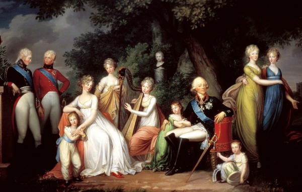 Император Всероссийский Павел I с семьёй