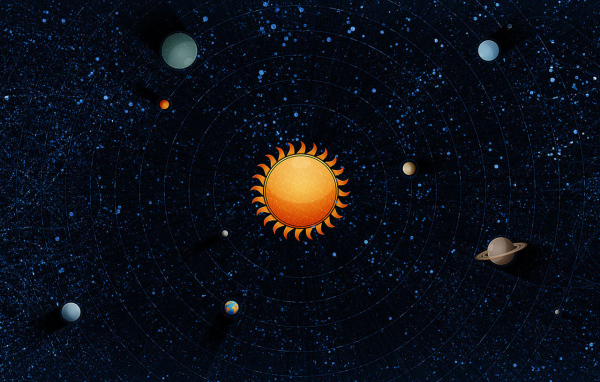 Рисунок солнечной системы