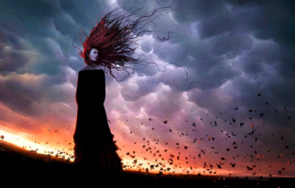 Могучая ведьма за работой