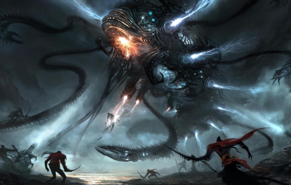 Инопланетный робот напал на Землю