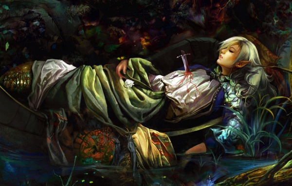 Сломанный клинок в груди у принцессы