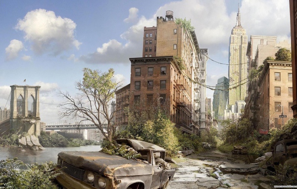 Разбитые и заброшенные дома в Нью-Йорке