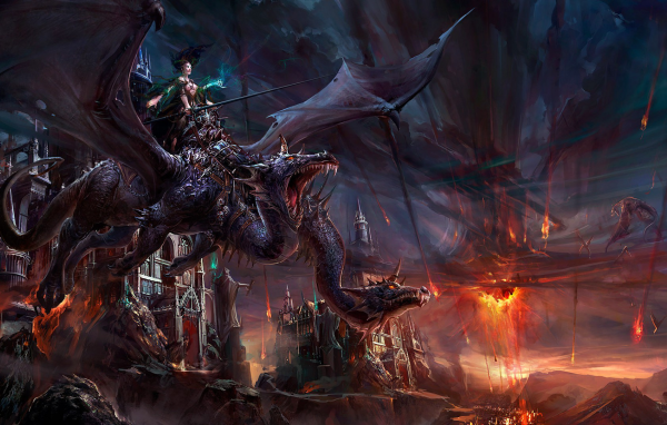 Чародейка оседлала дракона, фэнтези