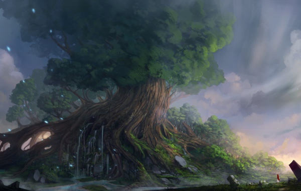 Сказочное старое дерево