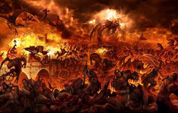 Огненная битва фентези