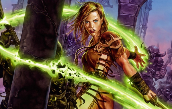 Девушка воин маг