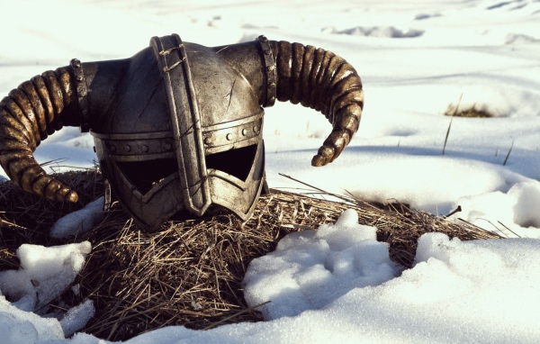 Железный шлем викинга