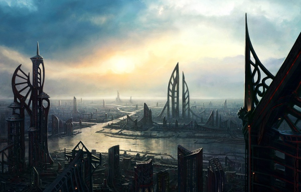 Мегаполис в будущем