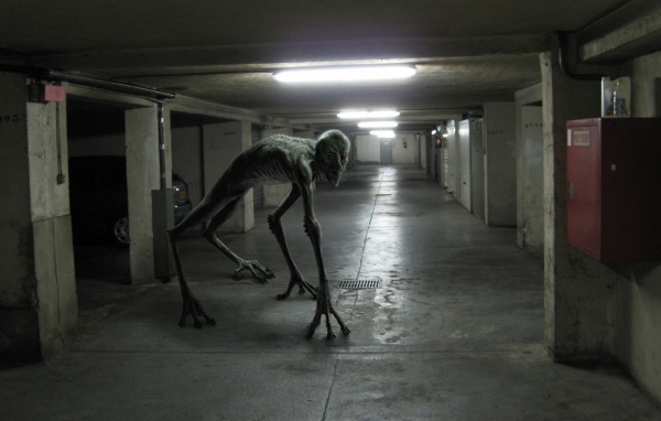 Монстр на подземной парковке