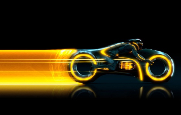 Мотоцикл Трон оранжевый