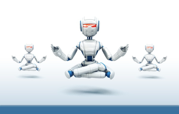 Роботы медитируют