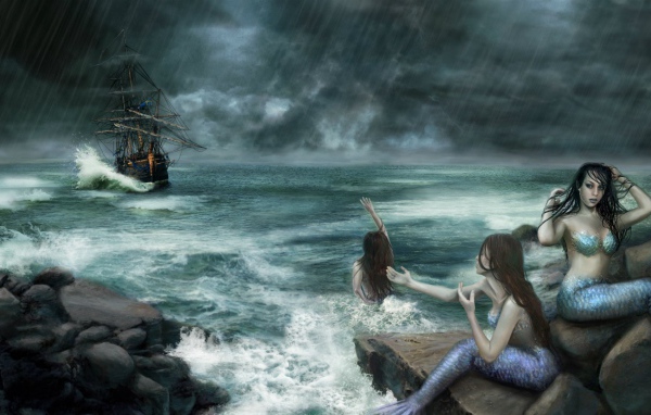 Сирены на скалах