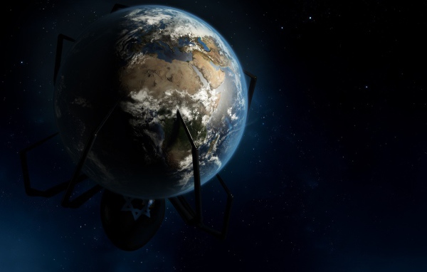 Паук охватил планету Земля