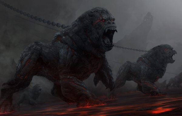 Каменные монстры на привязи